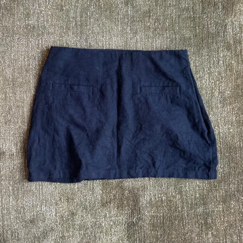 A-new-day Women's Navy and Black Skirt